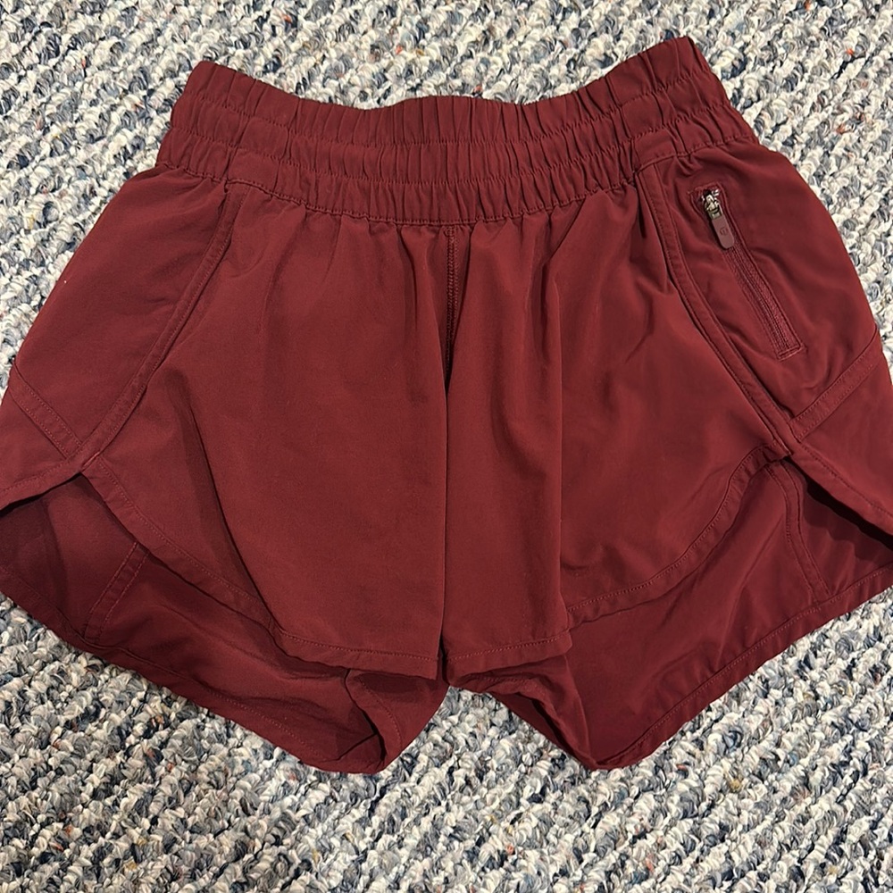 Maroon Lululemon Shorts
